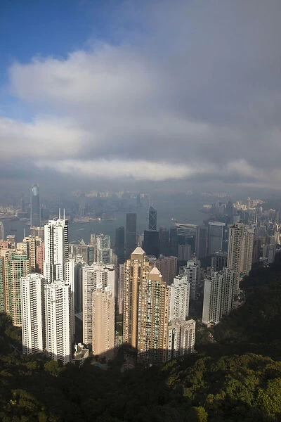 Asia, China, Hong Kong. View of Hong Kong from The Peak