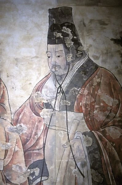 Asia, China, Xian. Ban Po Museum, Tang dynasty art collection - painting of Chinese
