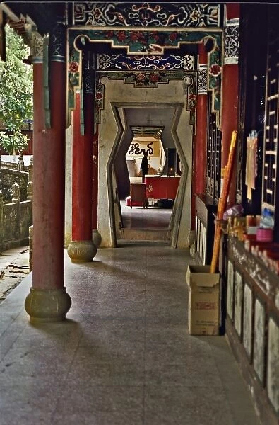 Asia, China, Yunnan, Chuxiong Region, Wuding. Hall of Great Hero at Zhengxu Temple