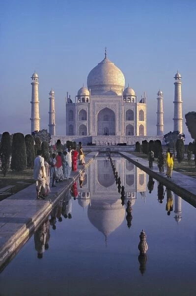 Asia, India, Agra. The Taj Mahal, a World Heritage Site, in Agra is one of India s