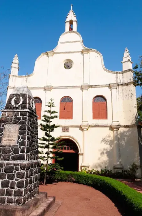 Framed Print : Asia, India, Kerala, Kochi (Cochin). St. Francis Church