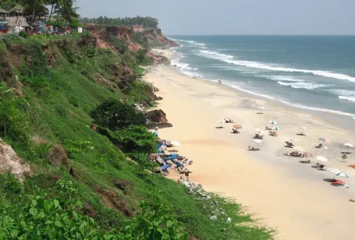 Framed Print : Asia, India, Kerala, Varkala. The cliffs at Varkala beach overlooking the Arabian Sea Framed Print : Asia, India, Kerala, Varkala. The cliffs at Varkala beach overlooking the Arabian Sea