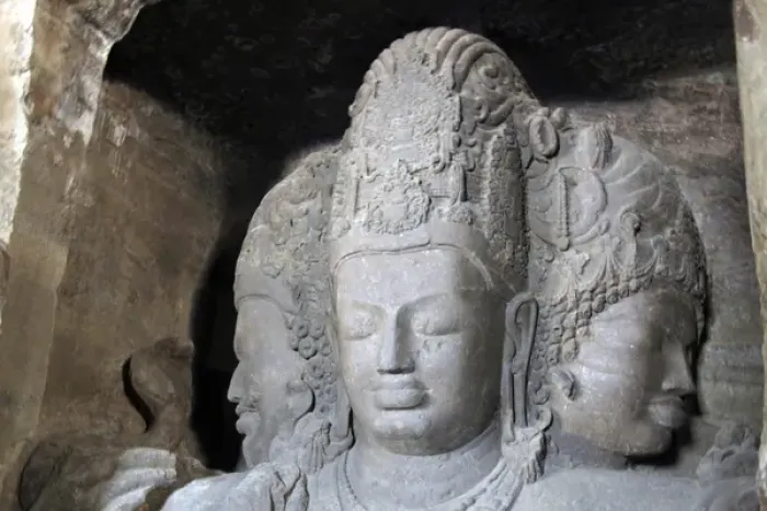Framed Print : Asia, India, Mumbai. Mahesamurti of Elephanta Island Caves, a UNESCO World Heritage Site Framed Print : Asia, India, Mumbai. Mahesamurti of Elephanta Island Caves, a UNESCO World Heritage Site