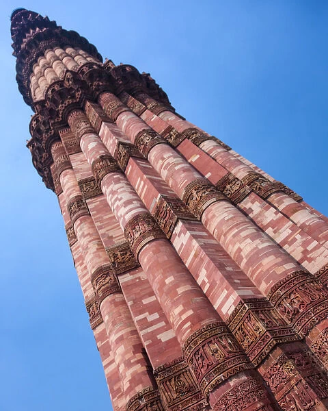 Asia. India, The Qtub Minar of the Alai-Darwaza complex in New Dehli