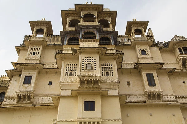 Asia, India, Rajasthan, Udaipur. City Palace of the Majarajah
