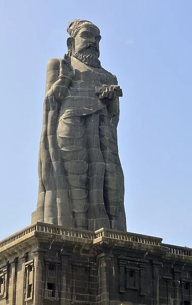 Asia, India, Tamil Nadu, Kanniyakumari (Kanyakumari). The Thiruvalluvar Statue
