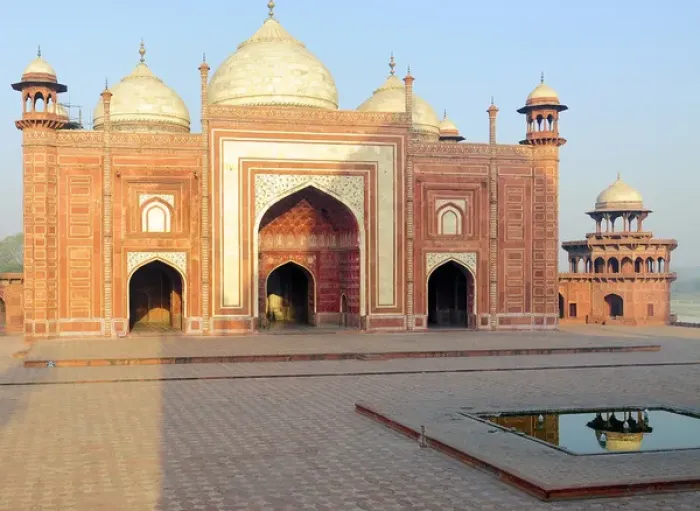Framed Print : Asia, India, Uttar Pradesh, Agra. On the grounds of the Taj Mahal. A UNESCO World Heritage Site