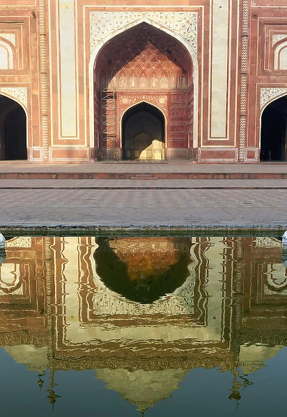 Asia, India, Uttar Pradesh, Agra. On the grounds of the Taj Mahal. A UNESCO World Heritage Site