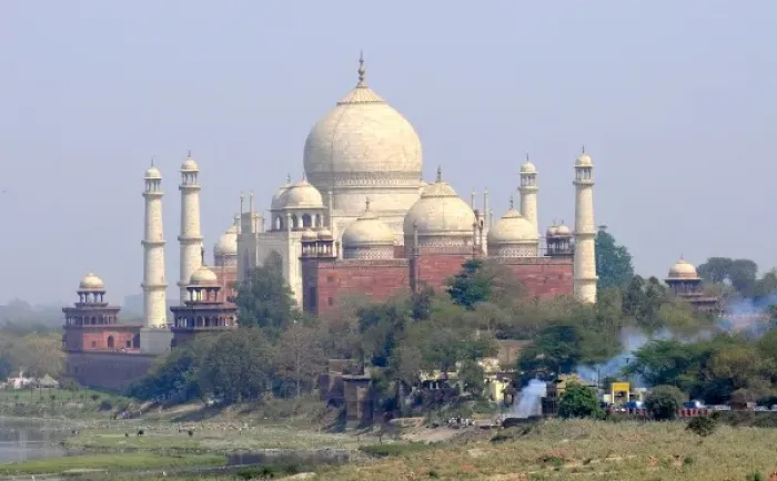 Framed Print : Asia, India, Uttar Pradesh, Agra. The Taj Mahal as seen from the Red Fort Framed Print : Asia, India, Uttar Pradesh, Agra. The Taj Mahal as seen from the Red Fort