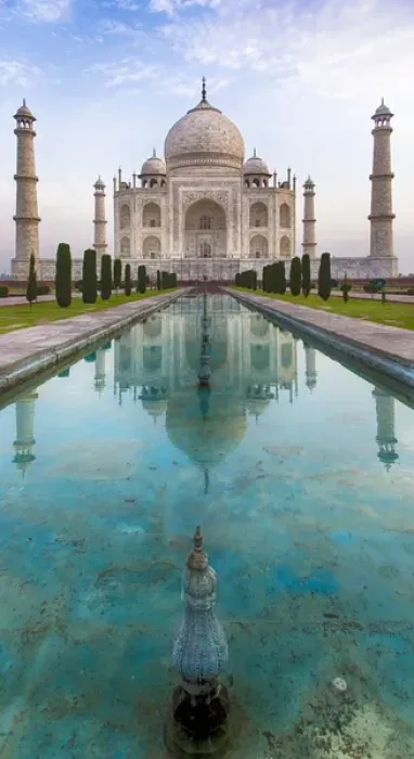Framed Print : Asia. India. View of the Taj Mahal in Agra, a tomb built by Shah Jahan for his favorite wife Framed Print : Asia. India. View of the Taj Mahal in Agra, a tomb built by Shah Jahan for his favorite wife