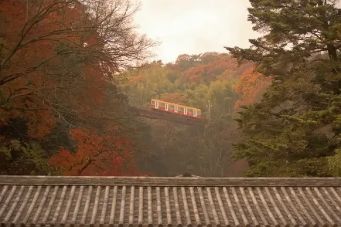 Framed Print : Asia, Japan, Kyoto, Cable Railway