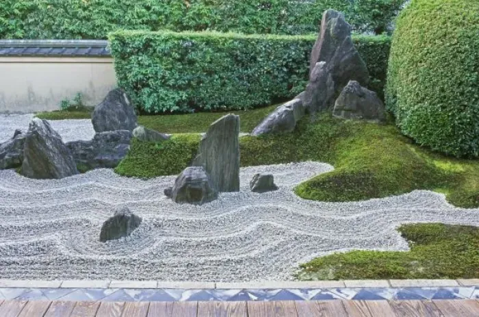 Framed Print : Asia, Japan, Kyoto, Daitokuji Temple, Zuiho-in Rock Garden