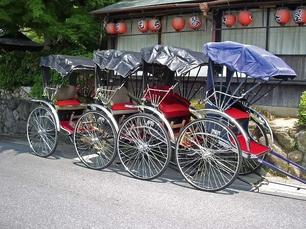 Asia, Japan, Kyoto. Rickshaw