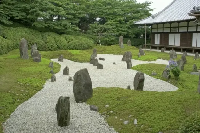 Framed Print : Asia, Japan, Kyoto, Stone Garden Framed Print : Asia, Japan, Kyoto, Stone Garden