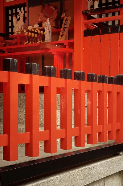 Asia, Japan, Kyoto. View of Fushimi-Inari-Taisha Shinto shrine