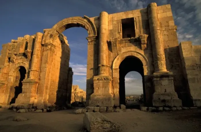 Framed Print : Asia, Jordan, Arch of Triumph, honoring Hadrian Framed Print : Asia, Jordan, Arch of Triumph, honoring Hadrian