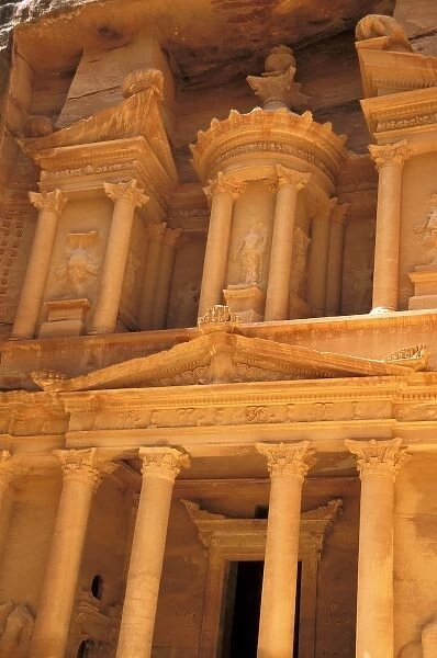 Asia, Jordan, Petra. The Treasury, Al-Khanah