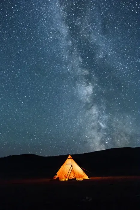 Framed Print : Asia, Mongolia, Western Mongolia, Khovd Province, Gashuun Suhayt. River valley. Tent with stars Framed Print : Asia, Mongolia, Western Mongolia, Khovd Province, Gashuun Suhayt. River valley. Tent with stars