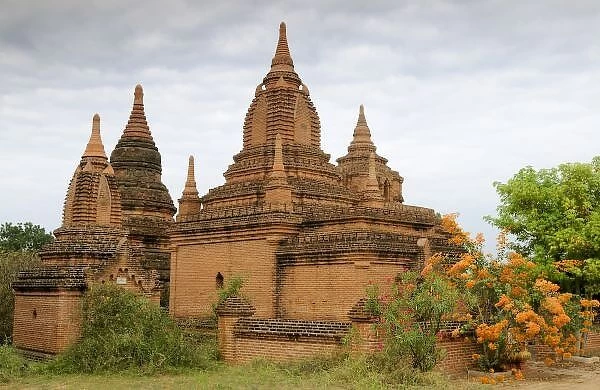Asia, Myanmar (Burma), Bagan (Pagan). Various temples at Bagan