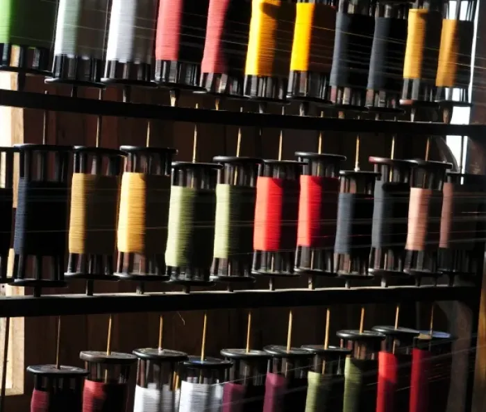 Framed Print : Asia, Myanmar (Burma), Lake Inle. Thread bobbins in a Lake Inle shop Framed Print : Asia, Myanmar (Burma), Lake Inle. Thread bobbins in a Lake Inle shop