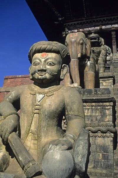 Asia, Nepal, Bhaktapur. Bhaktapur Temple