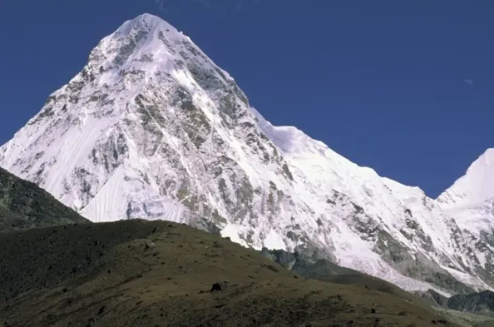 Framed Print : Asia, Nepal. Mt. Pumori Framed Print : Asia, Nepal. Mt. Pumori