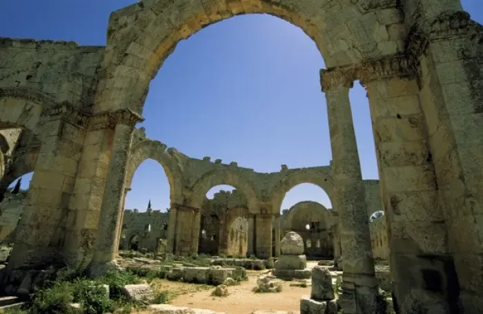 Framed Print : Asia, Syria. St. Simeon Monastery Framed Print : Asia, Syria. St. Simeon Monastery