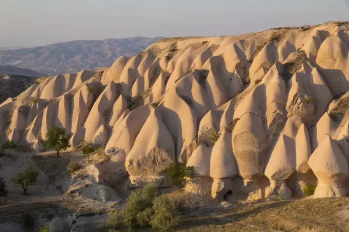 Framed Print : Asia, Turkey, Cappadocia is a historical region in Central Anatolia, largely in the Nevsehir