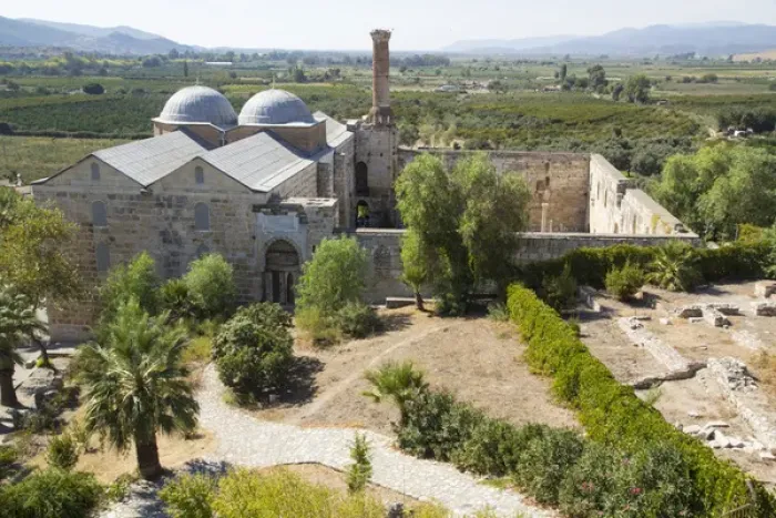 Framed Print : Asia, Turkey. The Isa bey Mosque in Selcuk (near Ephesus) is an example of Seljuk
