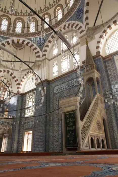 Framed Print : Asia, Turkey, Istanbul. Inside the Yeni Cami Mosque is located in Eminonu neighborhood of Istanbul Framed Print : Asia, Turkey, Istanbul. Inside the Yeni Cami Mosque is located in Eminonu neighborhood of Istanbul
