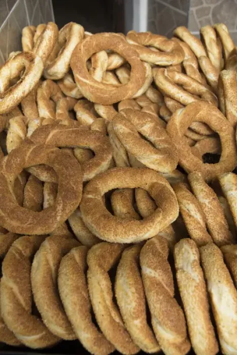 Framed Print : Asia, Turkey, Safranbolu. Simit bakery. Turkish sesame bread, often referred to as a aTurkish bagela Framed Print : Asia, Turkey, Safranbolu. Simit bakery. Turkish sesame bread, often referred to as a aTurkish bagela