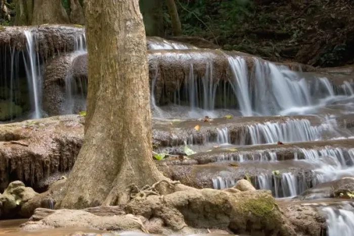 Framed Print : Asia, Waterfall