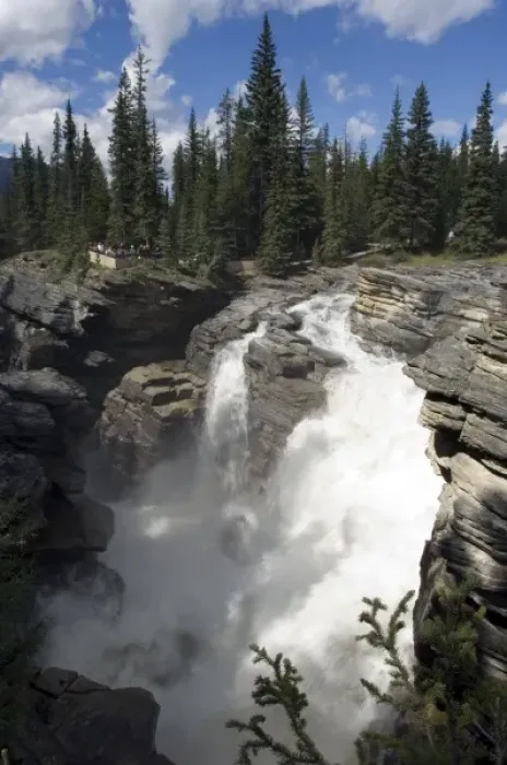 Framed Print : Athabasca Falls, Jasper National Park Alberta, Canada