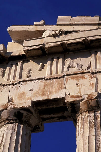 04. Athens Greece Parthenon Close-Up of Ruins