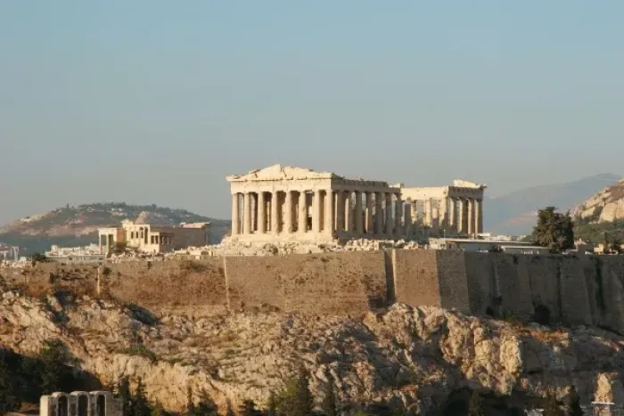 Framed Print : Athens. Panoramic view of the Acropolis. Parthenon. Attica. Central Greece Framed Print : Athens. Panoramic view of the Acropolis. Parthenon. Attica. Central Greece