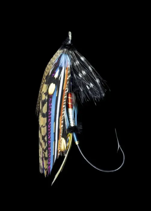Framed Print : Atlantic Salmon Fly designs Fleming
