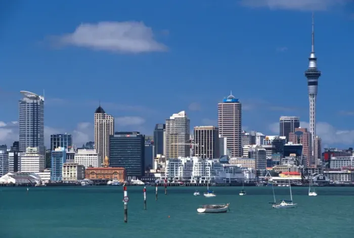 Framed Print : Auckland City & Waitemata Harbour