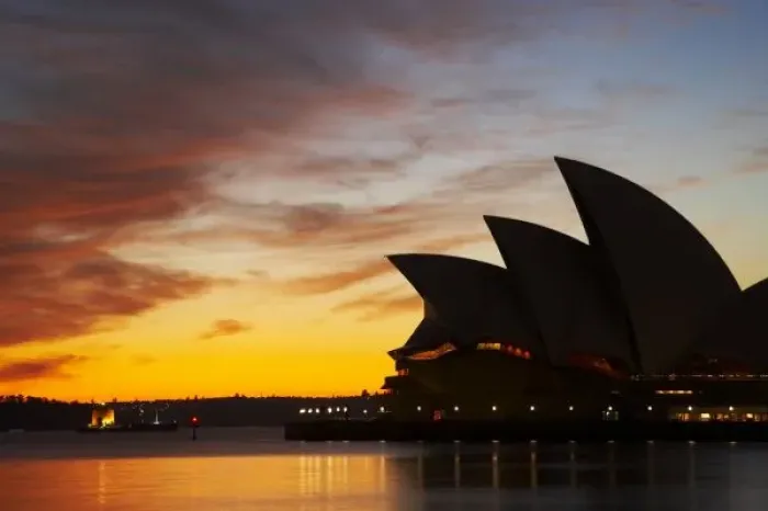 Framed Print : Australia, New South Wales, Sydney, Sydney Opera House at Dawn