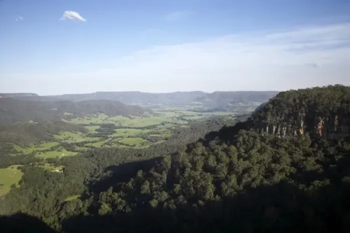 Framed Print : Australia, New South Wales, Southern Highlands, View over Kangaroo Valley Framed Print : Australia, New South Wales, Southern Highlands, View over Kangaroo Valley