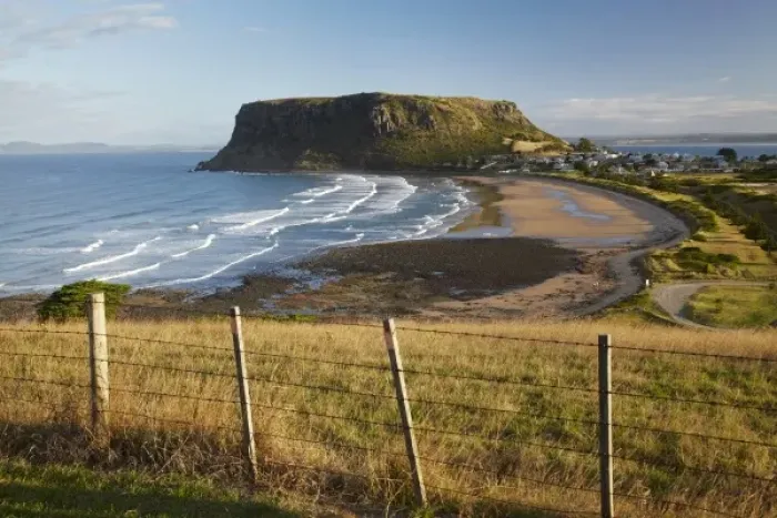 Framed Print : Australia. The Nut, Circular Head, and Godfreys Beach