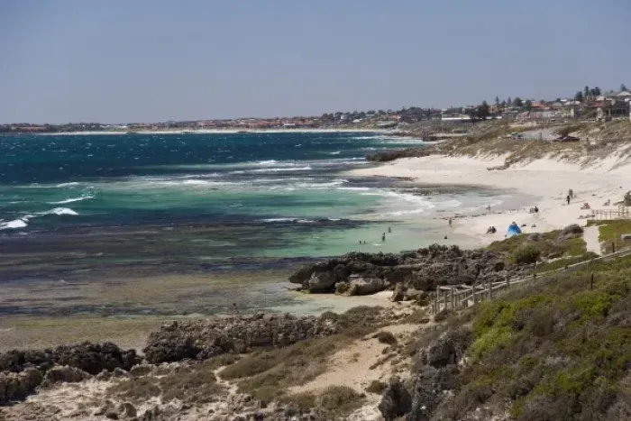 Framed Print : Australia. Perth, Australia. Scarborough Beach in Perth