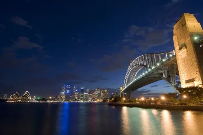 Framed Print : Australia. Harbour Bridge, Sydney, New South Wales, Australia