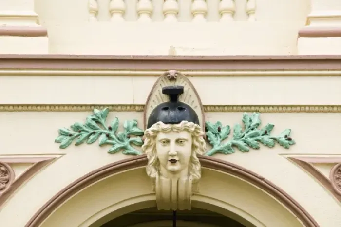 Framed Print : Australia, Queensland, Fraser Coast, Maryborough. Building detail in the historic district Framed Print : Australia, Queensland, Fraser Coast, Maryborough. Building detail in the historic district