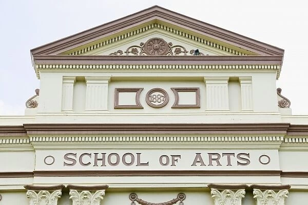 Australia, Queensland, Fraser Coast, Maryborough. Exterior of the School of Arts Building
