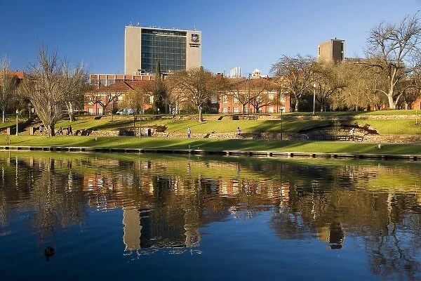 Australia. The University of Adelaide, Torrens Lake, Adelaide, South Australia, Australia