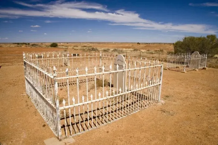 Framed Print : Australia. Historic Graves, Oodnadatta, Oodnadatta Track Framed Print : Australia. Historic Graves, Oodnadatta, Oodnadatta Track