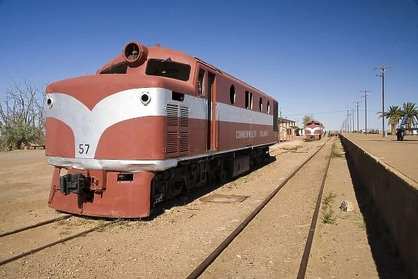 Australia. Old Ghan Train, Marree, Oodnadatta Track, Outback, South Australia, Australia