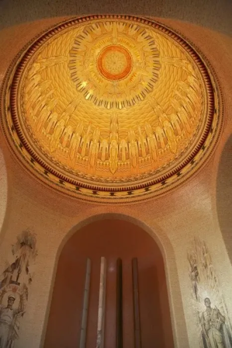 Framed Print : Australia, ACT, Canberra, Ceiling of Tomb of the Unknown Australian Soldier