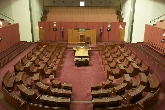 Framed Print : Australia, ACT, Canberra, Senate Chamber, Parliament House, Capital Hill