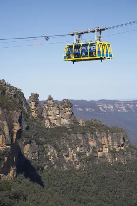 Framed Print : Australia, New South Wales, Blue Mountains, Skyway, Katoomba